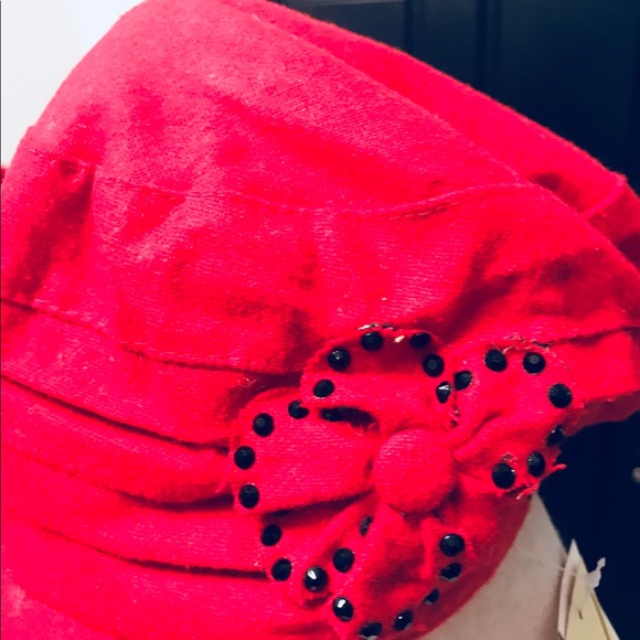 Collection 18 Red Bordeaux Hat - Picture 3 of 7